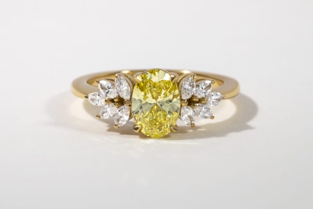 Yellow diamond rings and gowns are timeless accessories that can bring elegance and sophistication to any outfit.